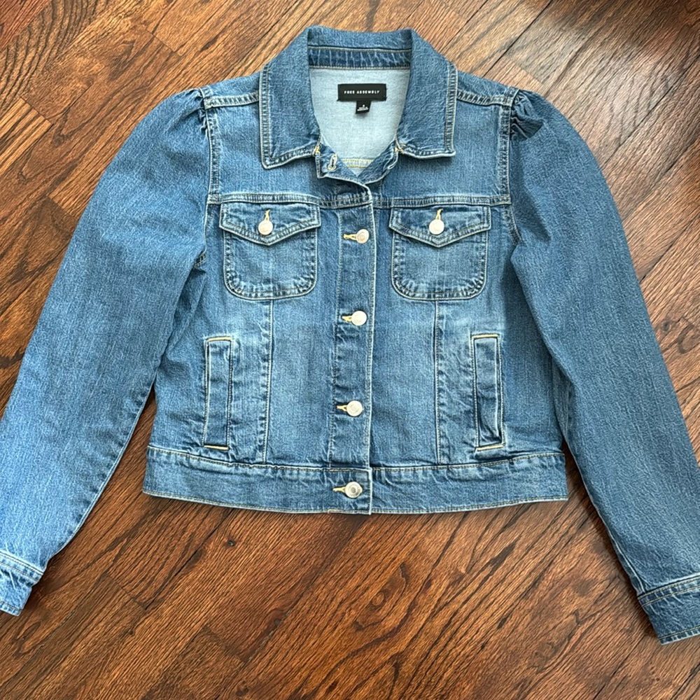 Anne Klein Blue Denim Jean Jacket - Women's